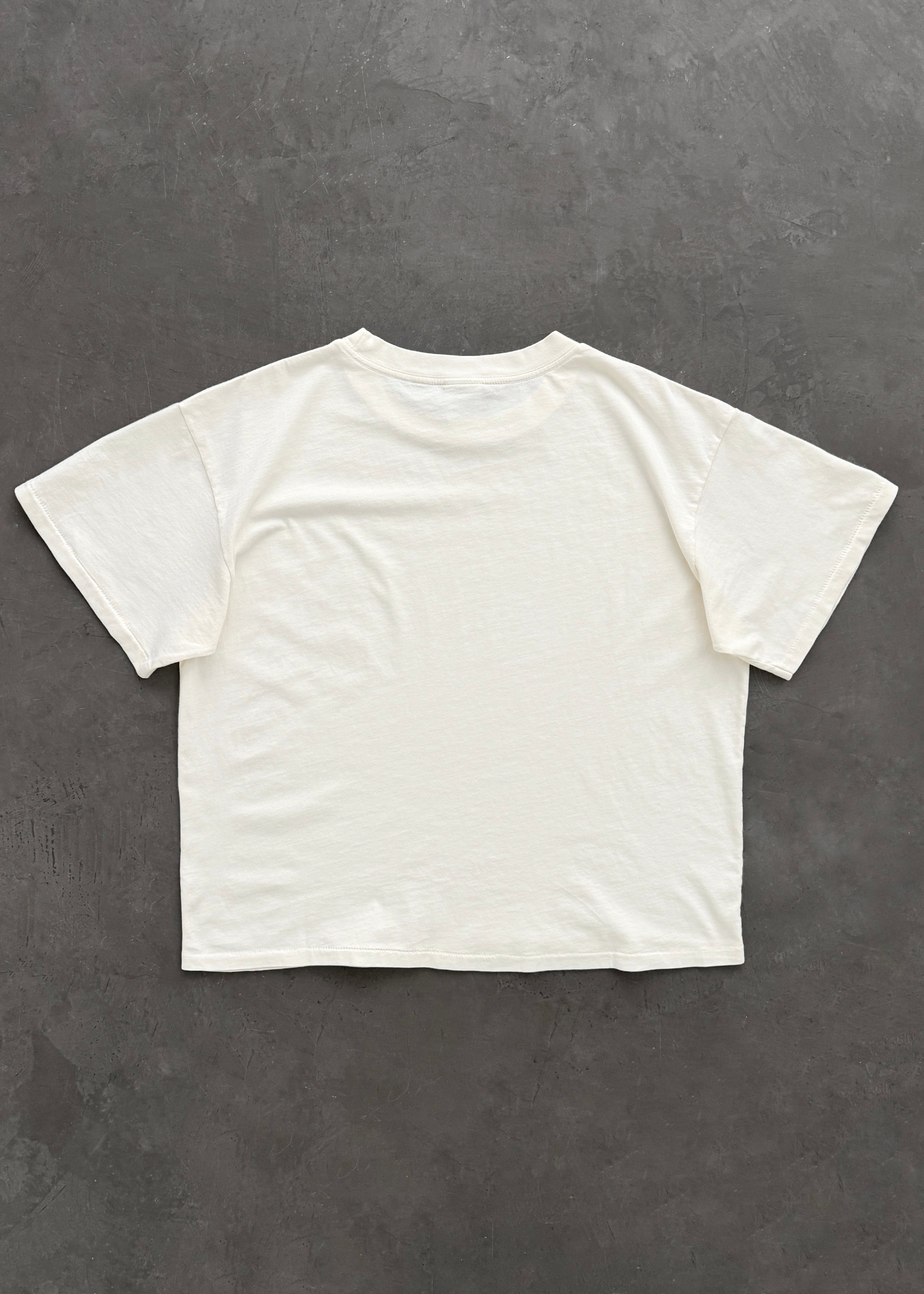 “CHAIN PEEKER” MID WEIGHT TEE - CREAM
