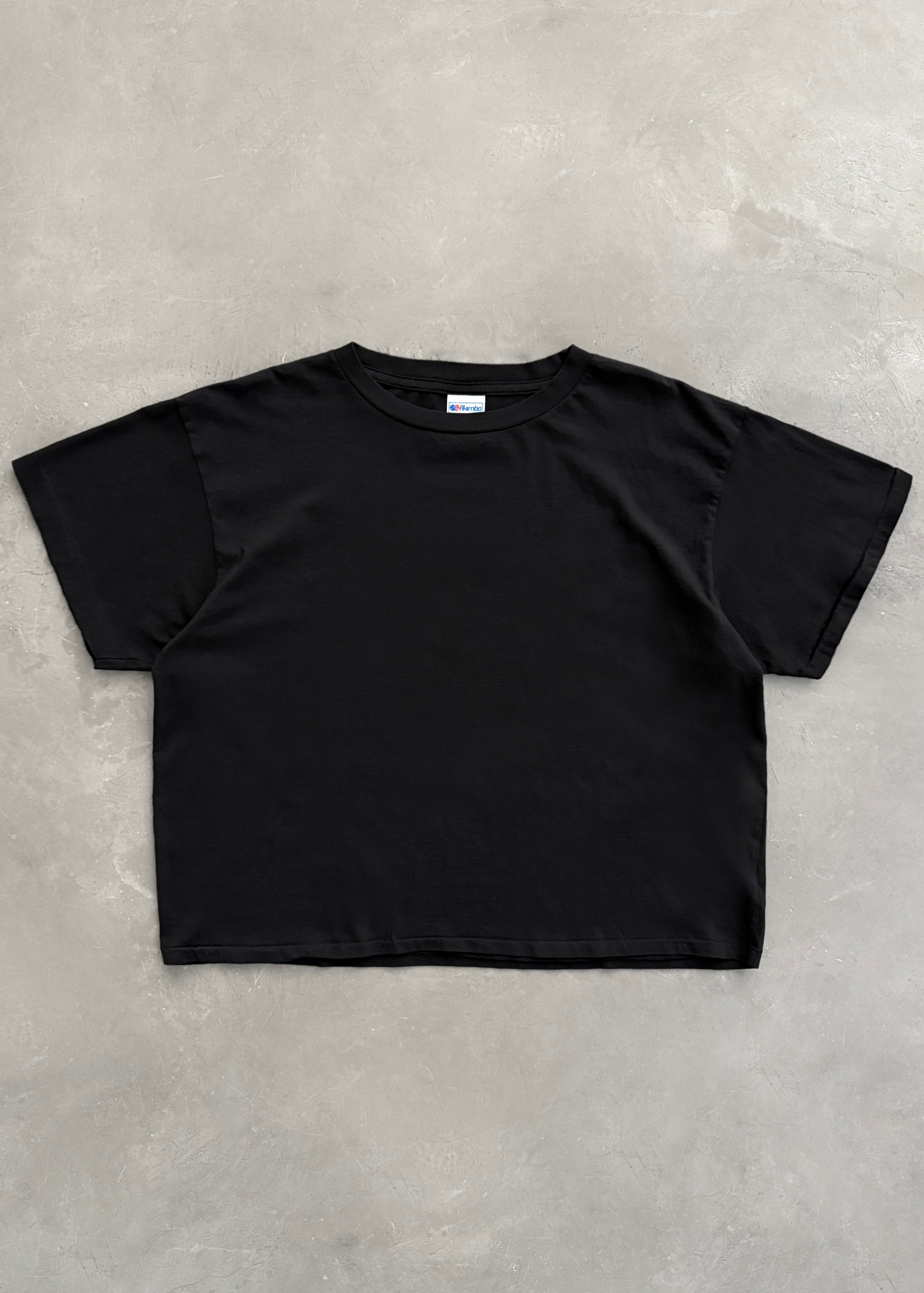 “CHAIN PEEKER” SINGLE STITCHED TEE - BLACK