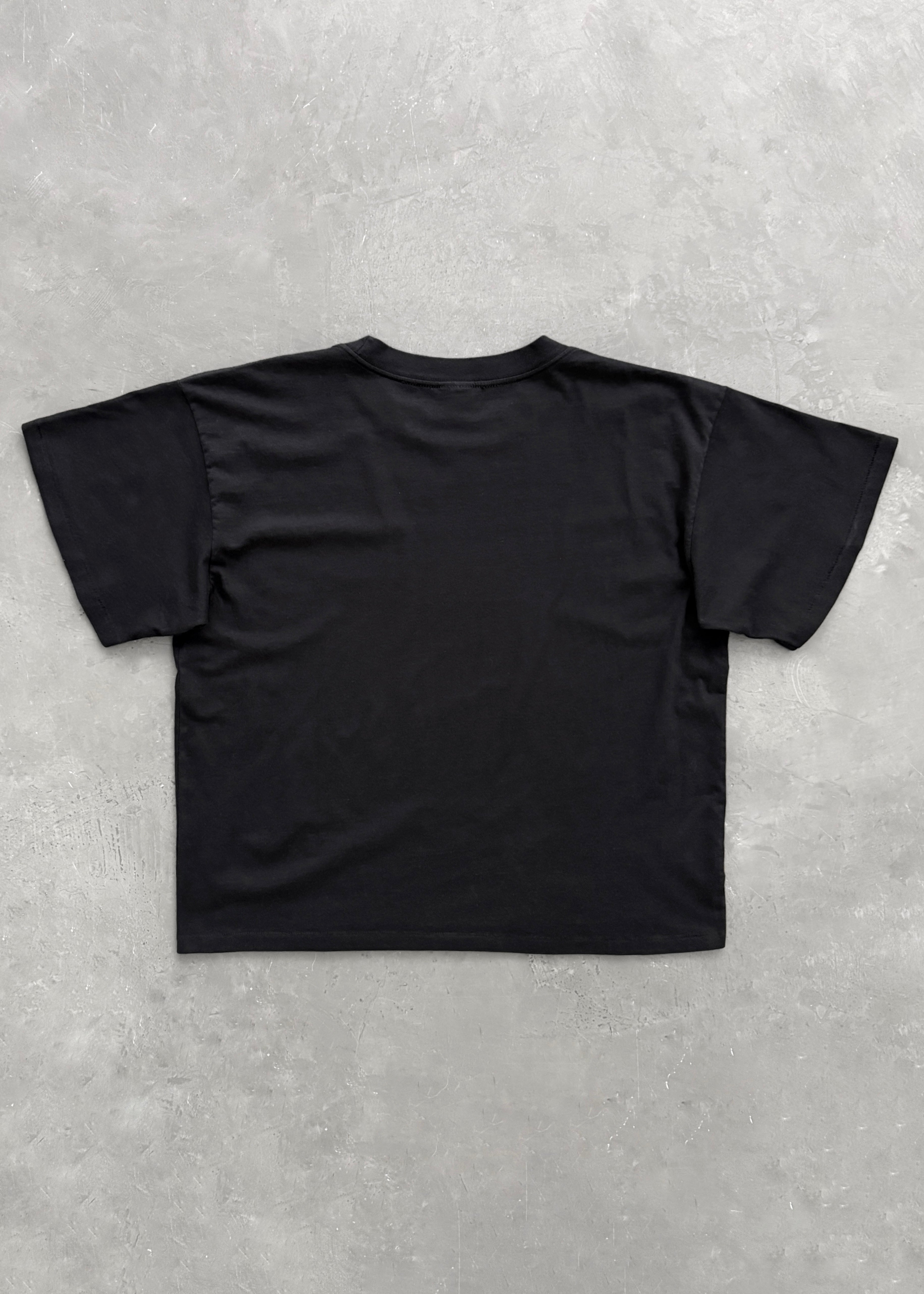 “CHAIN PEEKER” MID WEIGHT TEE - BLACK