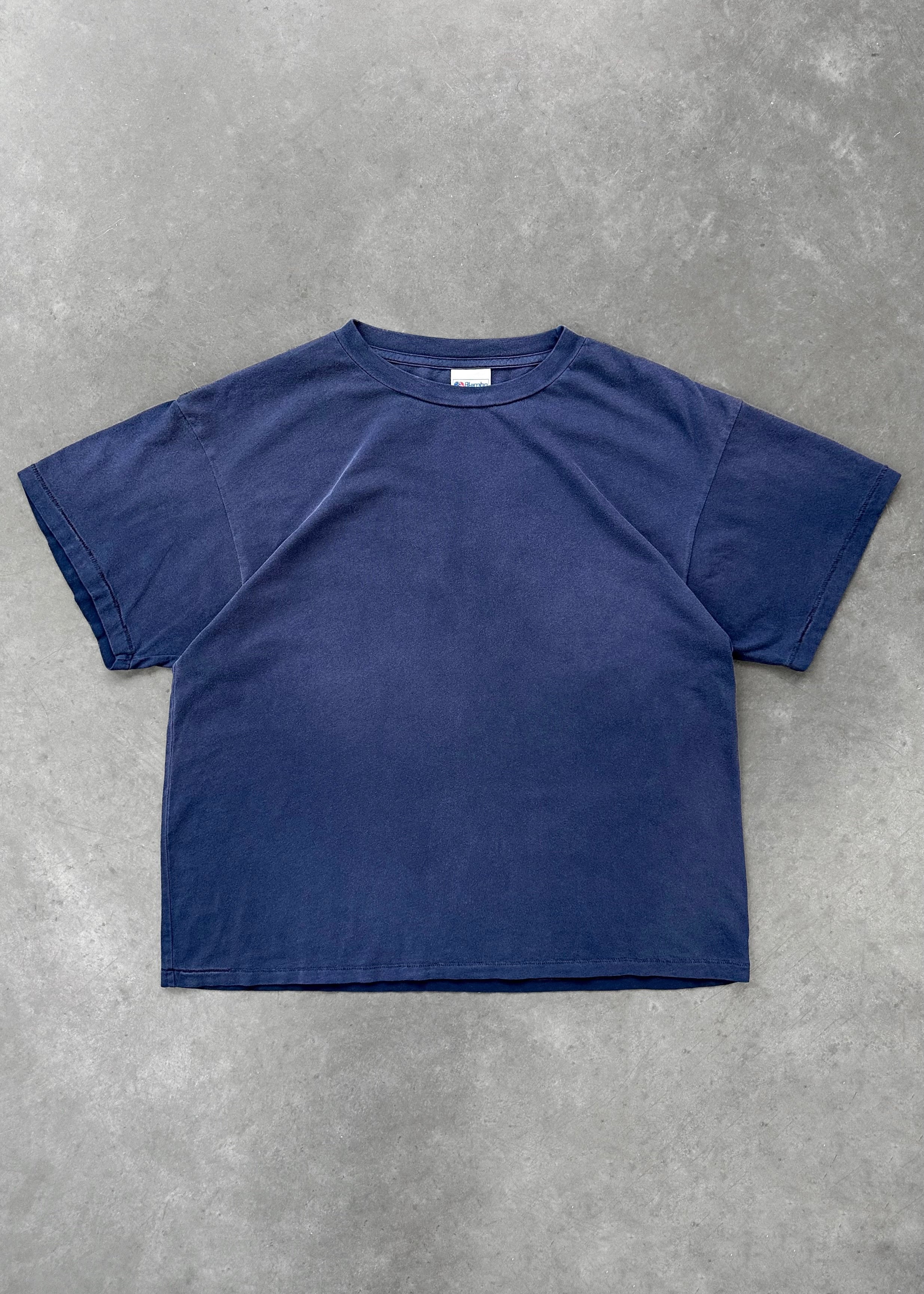 “CHAIN PEEKER” SINGLE STITCHED TEE - SUN FADED NAVY