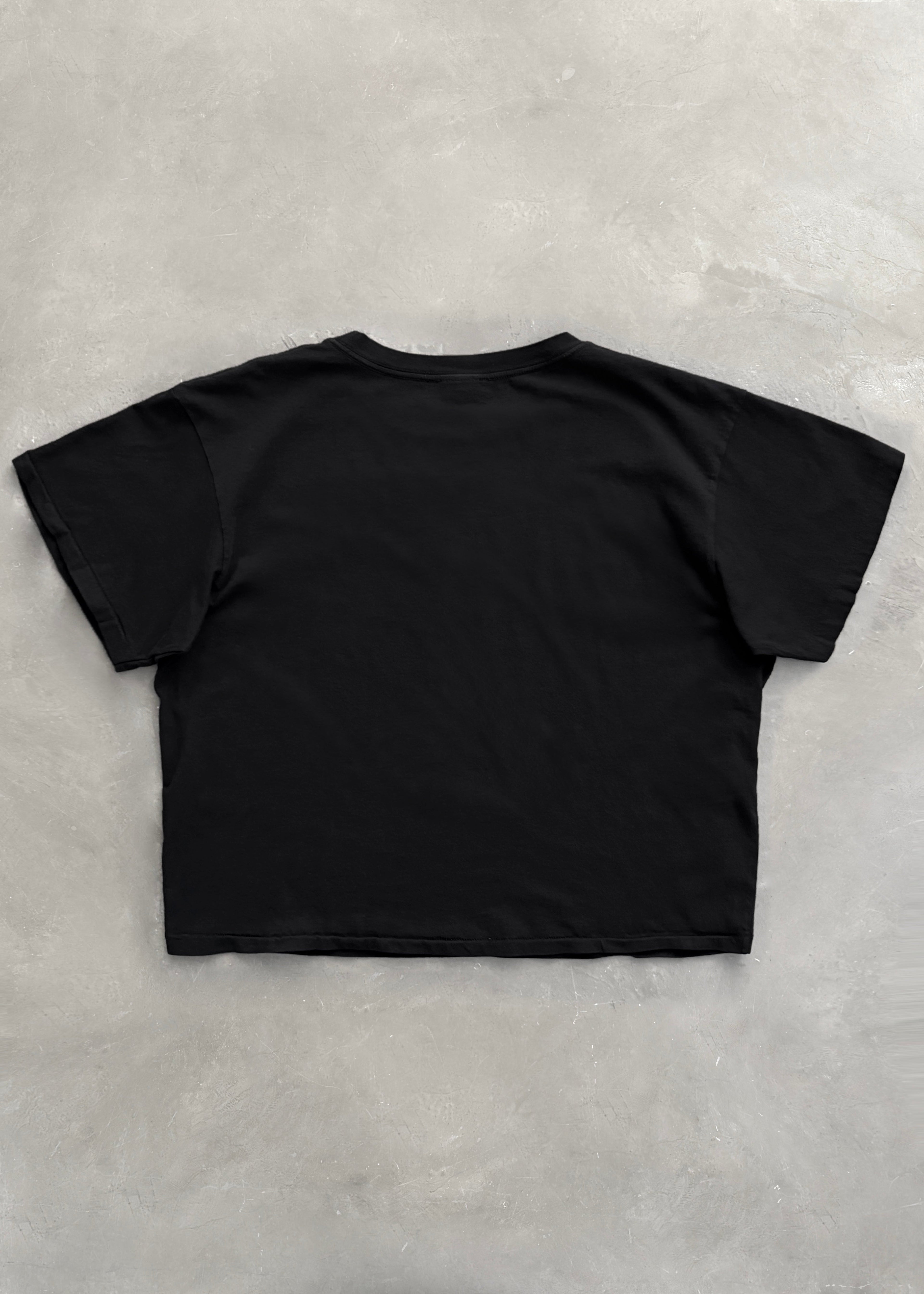 “CHAIN PEEKER” SINGLE STITCHED TEE - BLACK
