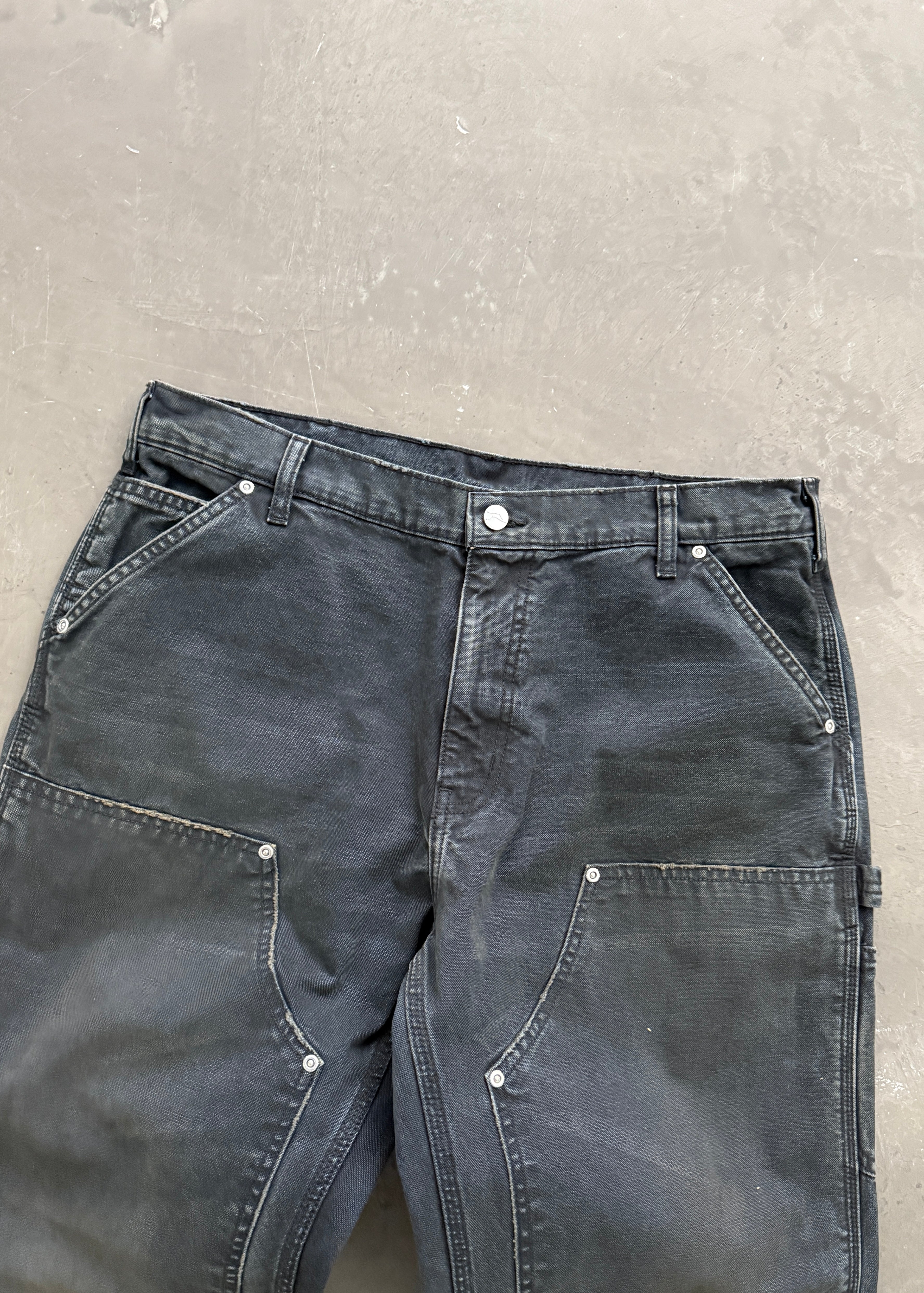 AKIMBO CANVAS DOUBLE KNEES - DIRTY BLACK