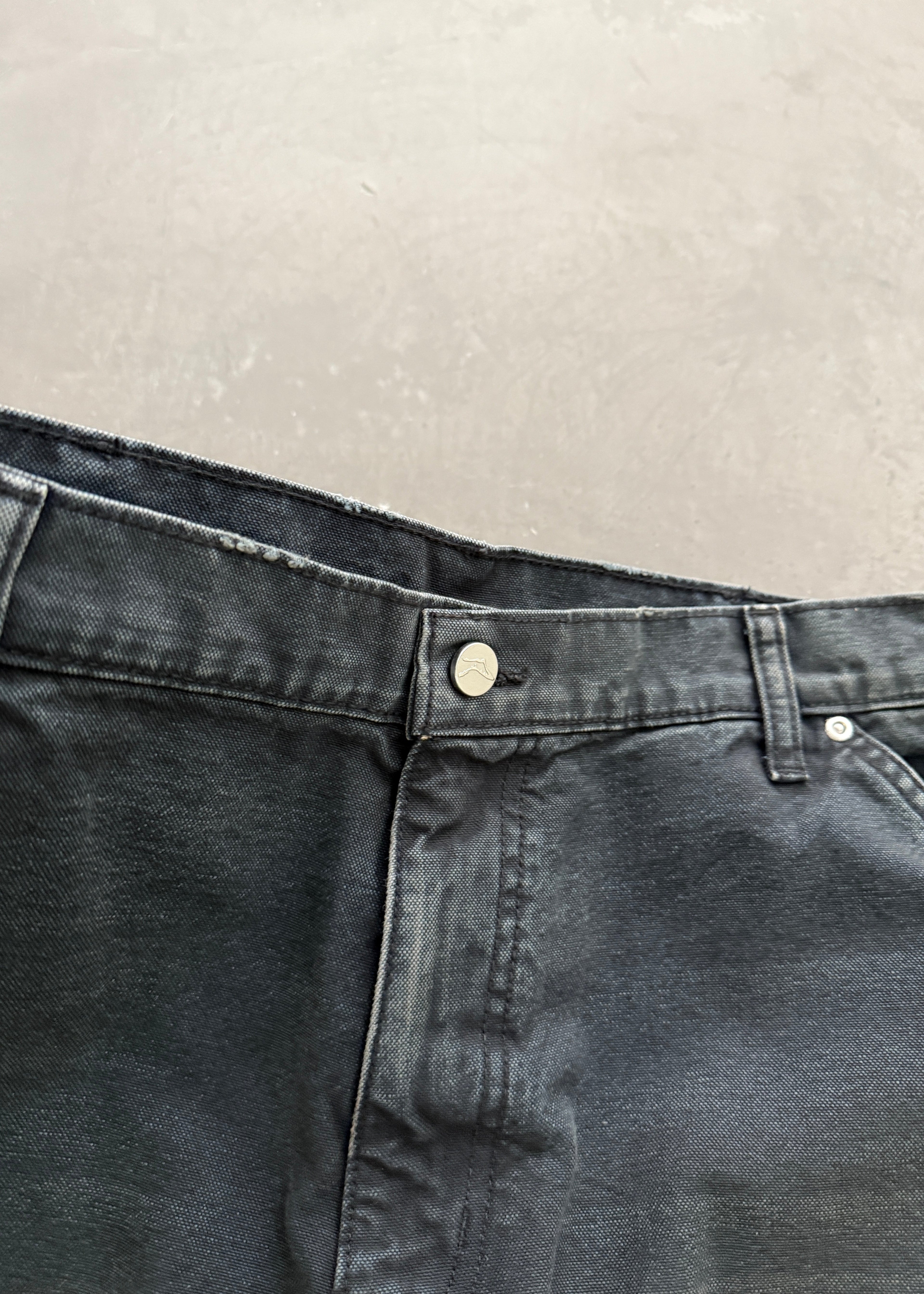 AKIMBO CANVAS DOUBLE KNEES - DIRTY BLACK